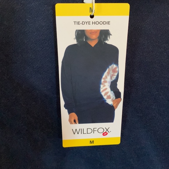 Wildfox French Terry tie dye‎ hoodie. NWT. Retail 126 - Picture 7 of 9
